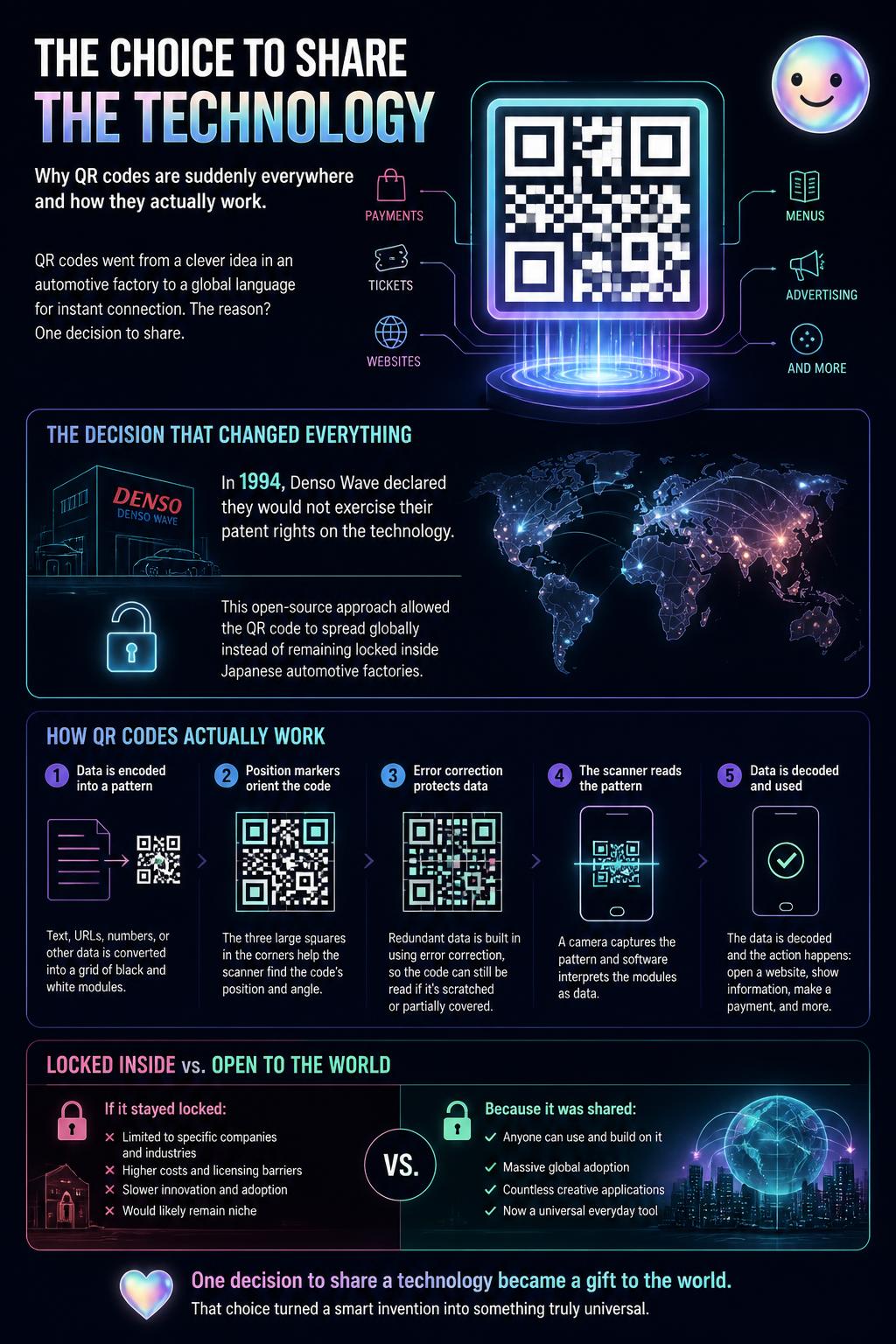 The choice to share the technology