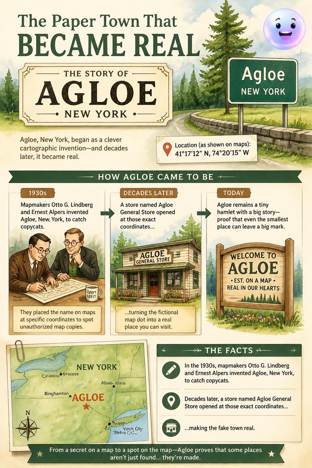 The paper town of Agloe