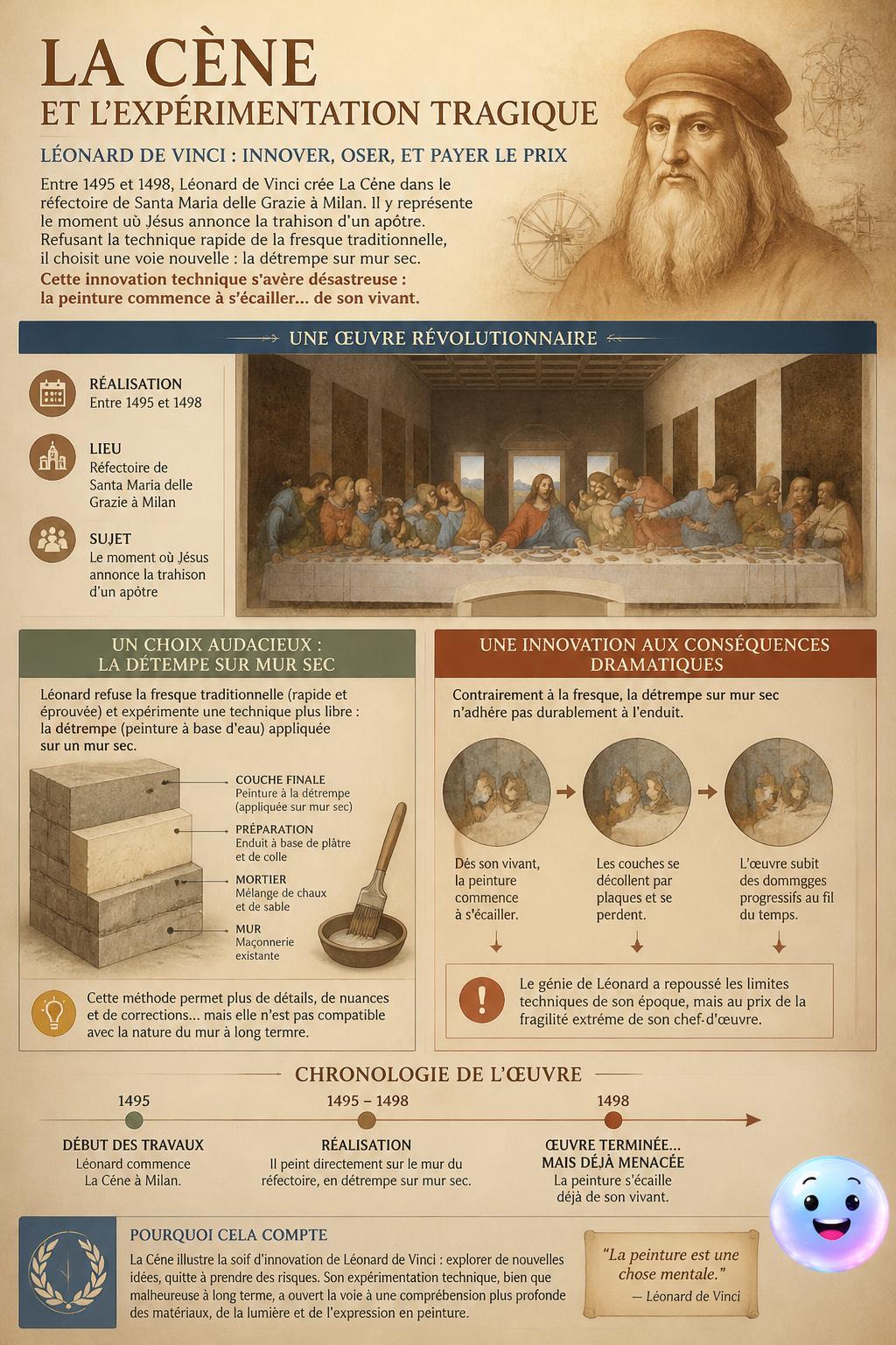 La Cène et l'expérimentation tragique