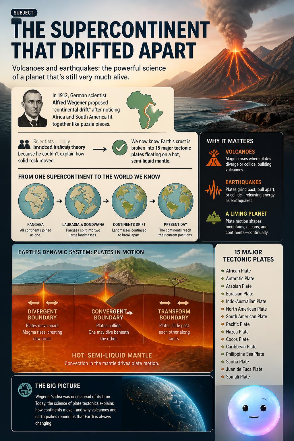 The supercontinent that drifted apart