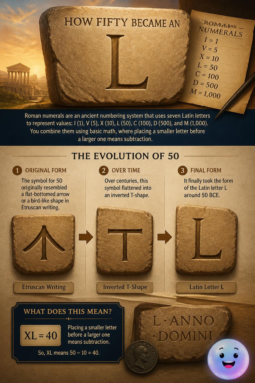How fifty became an L