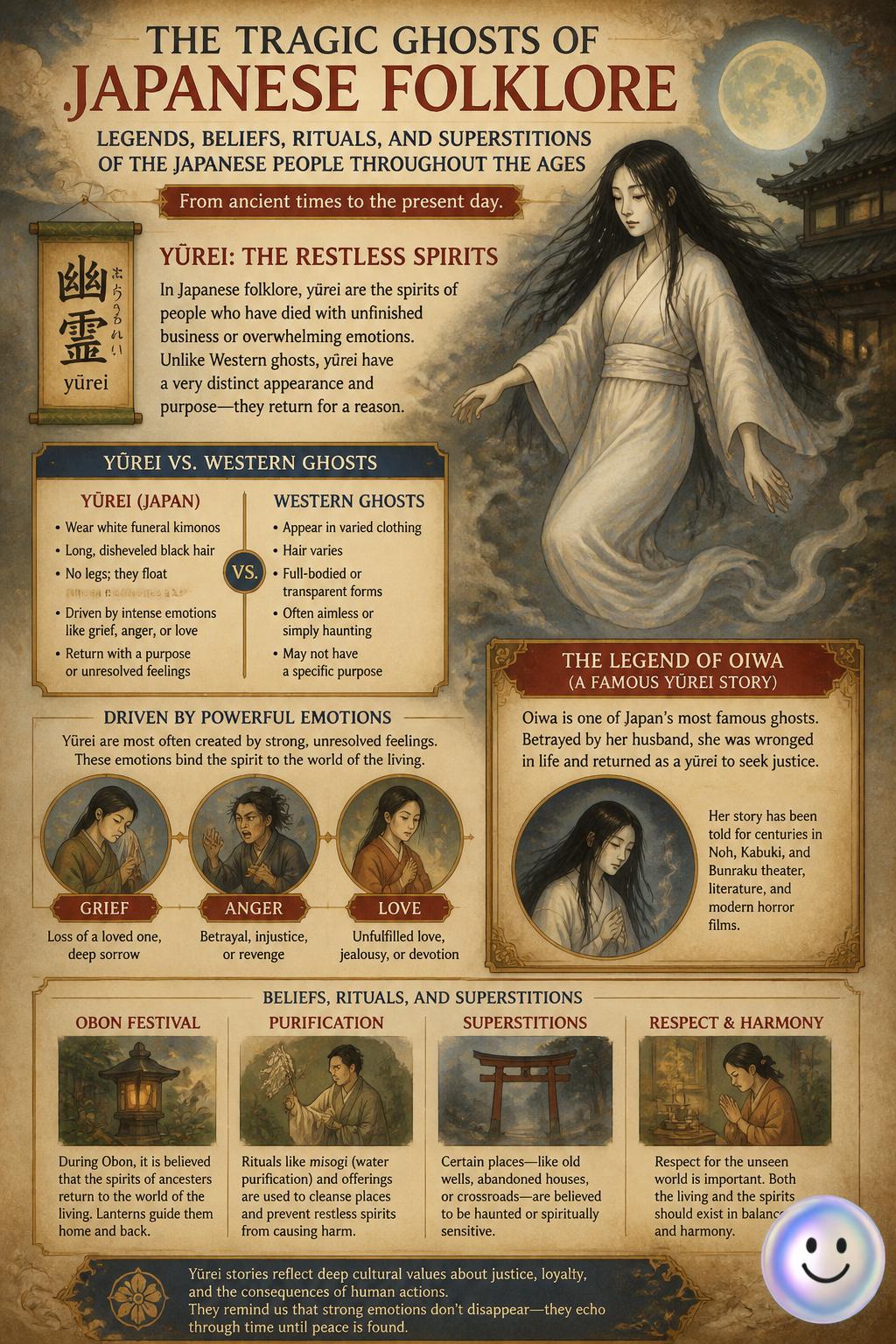 The tragic ghosts of Japanese folklore