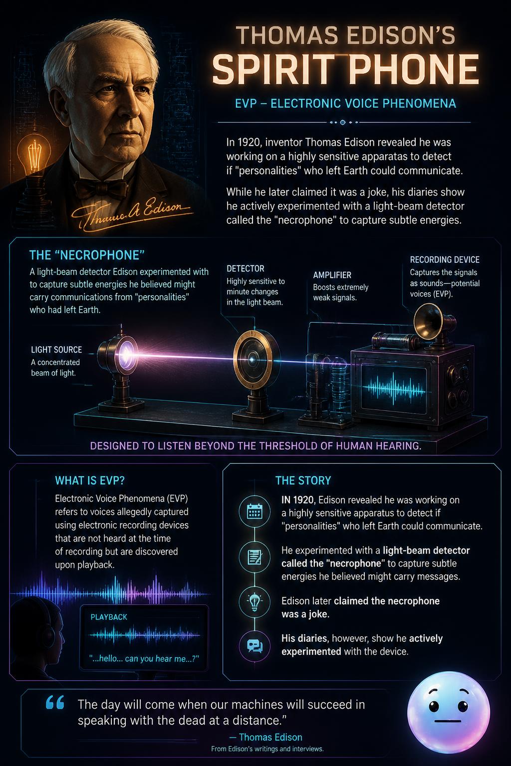 Thomas Edison's spirit phone