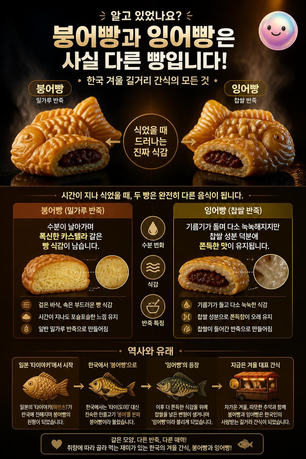 식었을 때 드러나는 진짜 식감