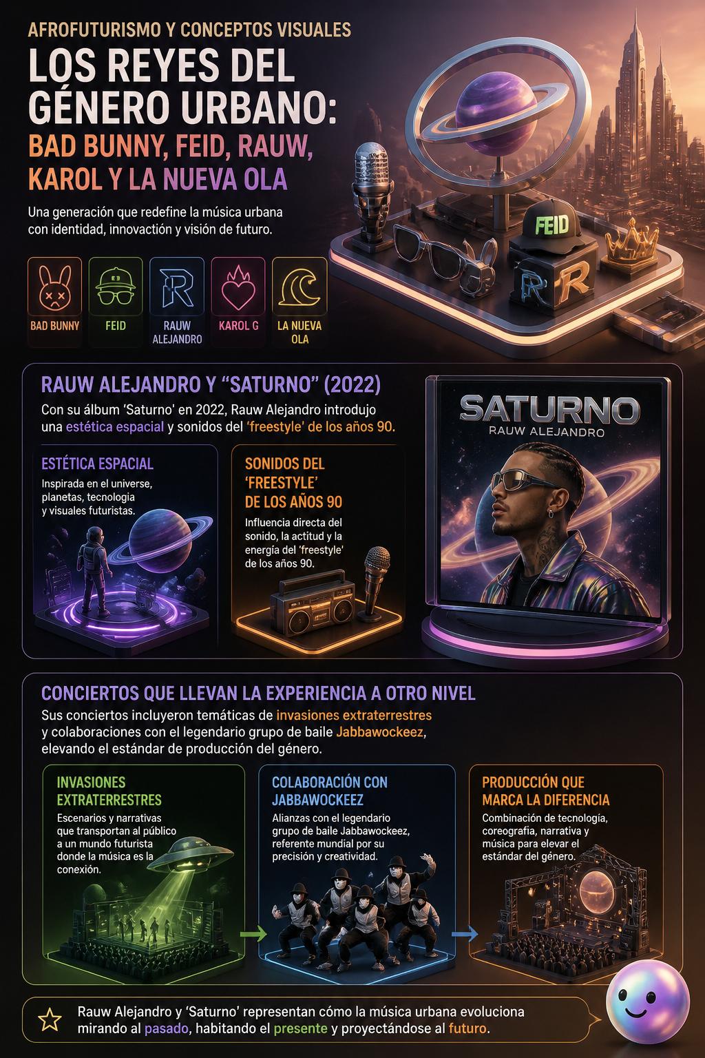 Afrofuturismo y conceptos visuales