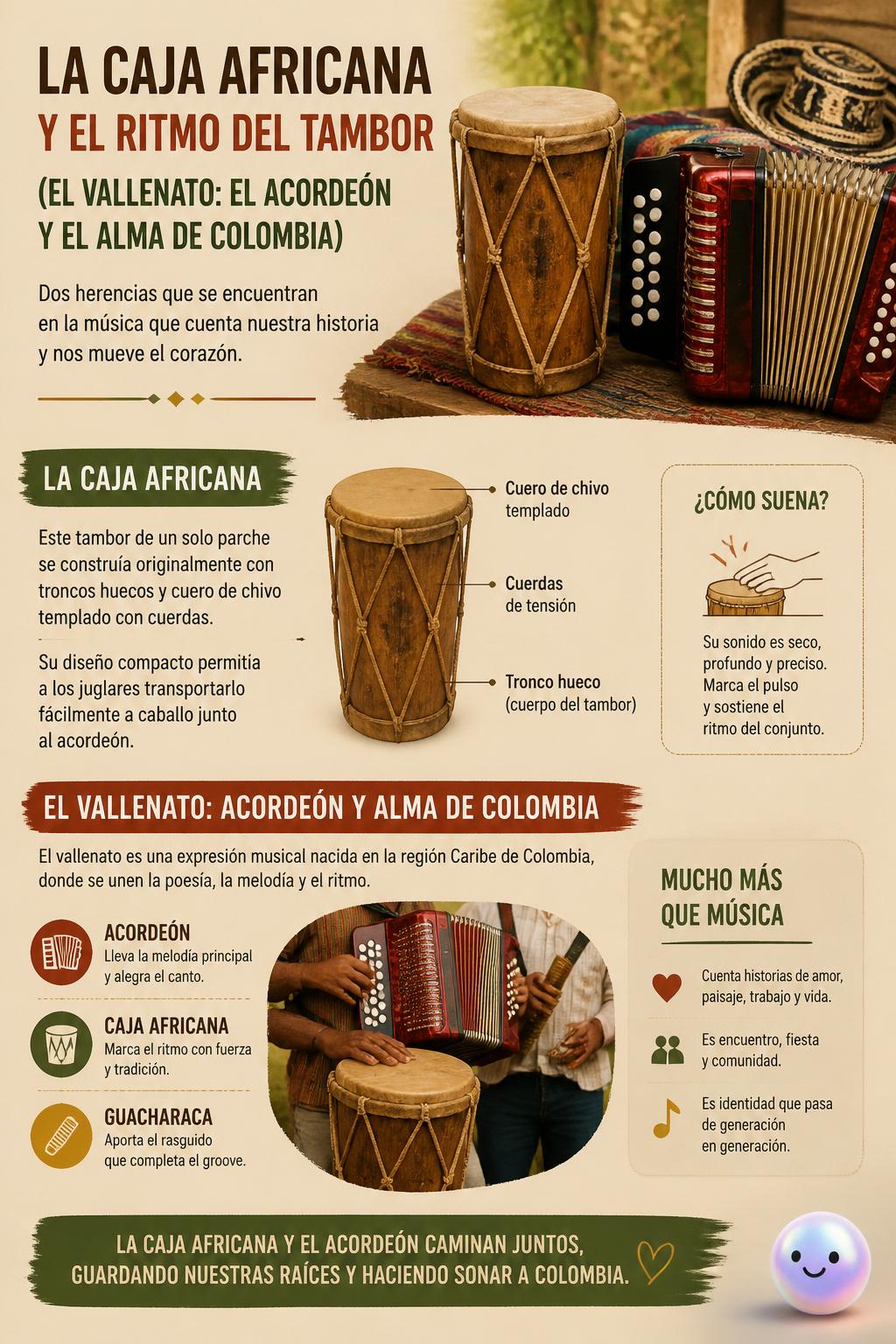 La caja africana y el ritmo del tambor