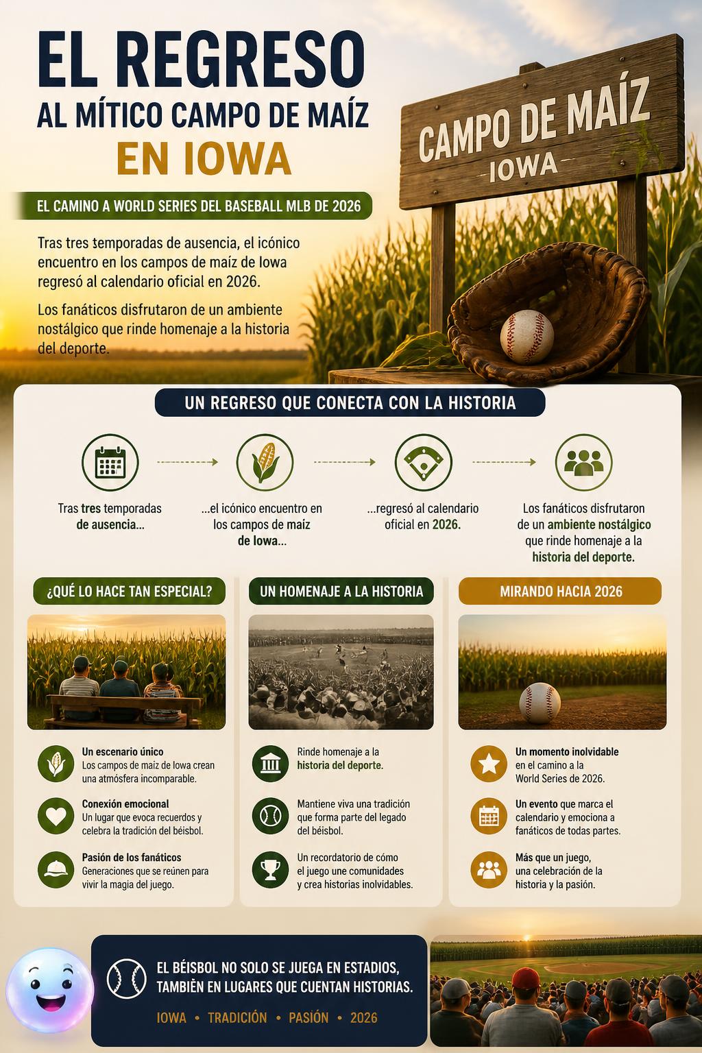 El regreso al mítico campo de maíz en Iowa