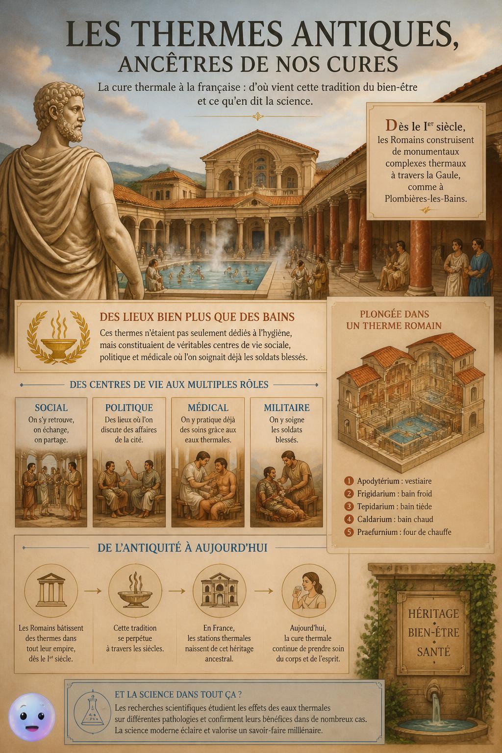 Thermes antiques : l'origine de la cure thermale