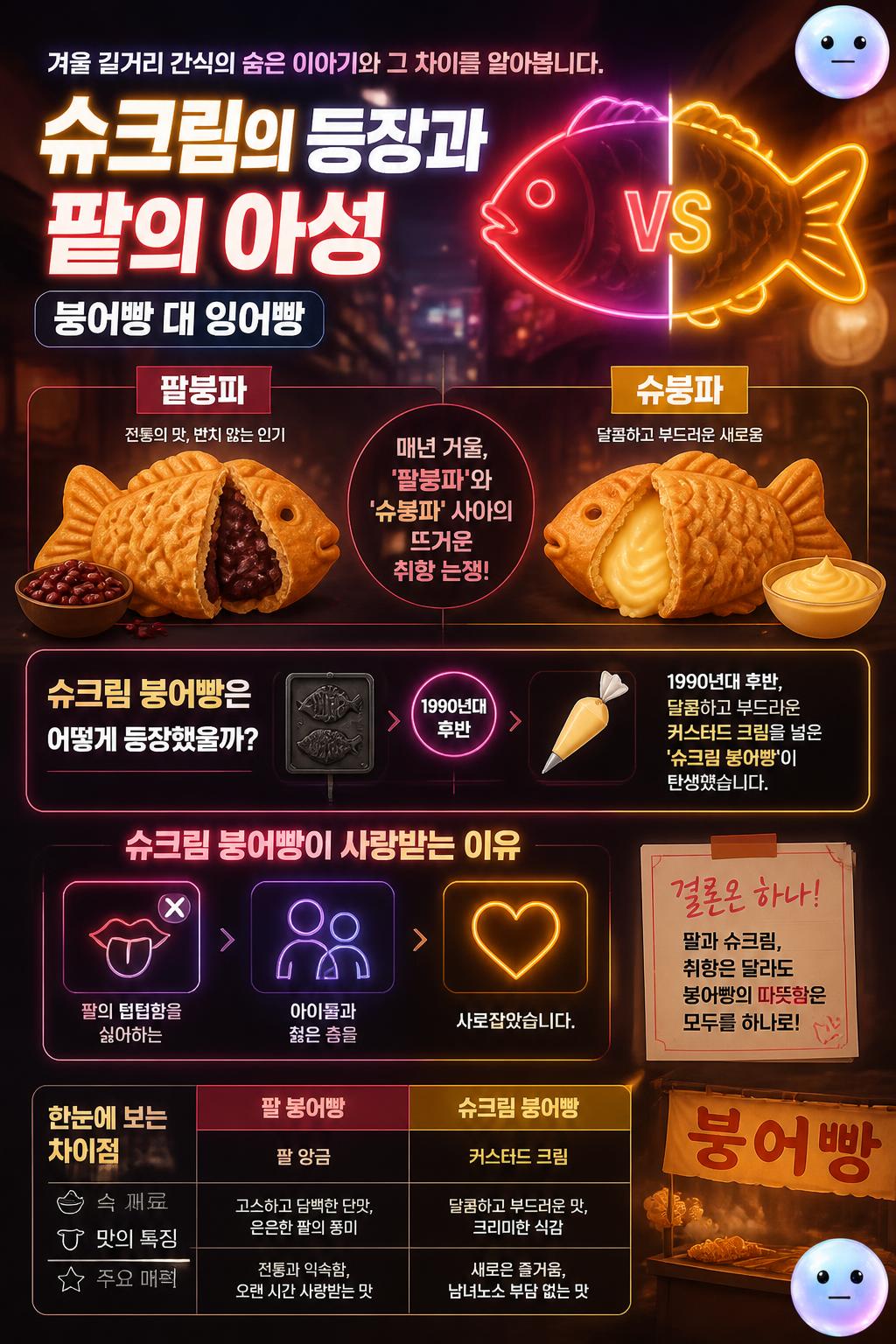 슈크림의 등장과 팥의 아성