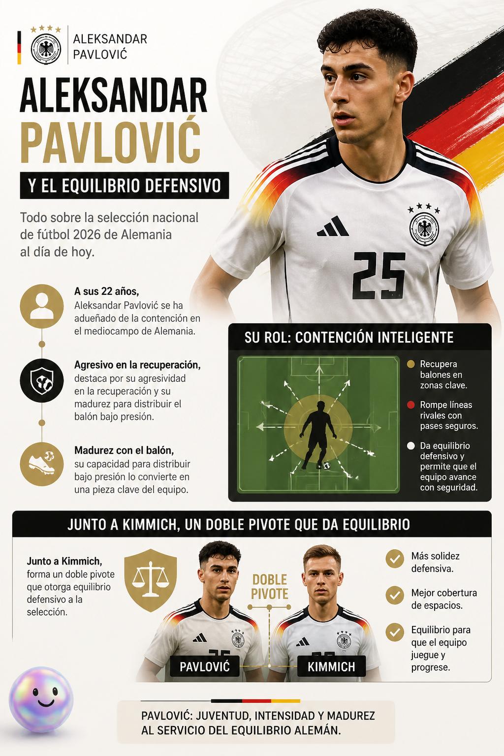 Aleksandar Pavlović y el equilibrio defensivo