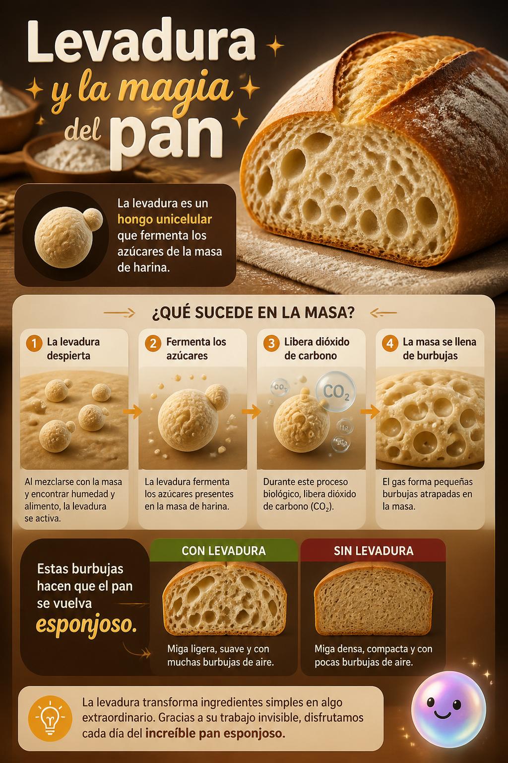 Levadura y la magia del pan