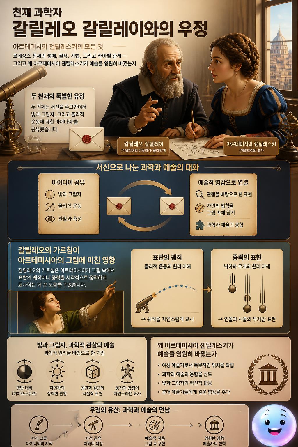 천재 과학자 갈릴레오 갈릴레이와의 우정