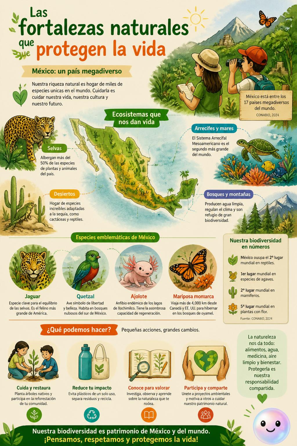 Las fortalezas naturales que protegen la vida