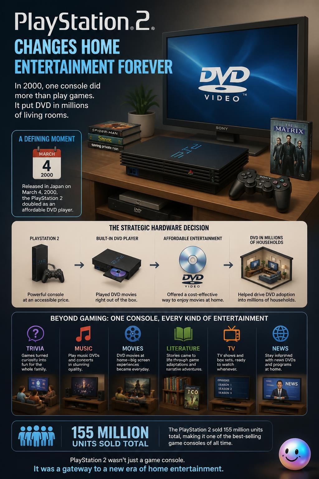 PlayStation 2 changes home entertainment forever