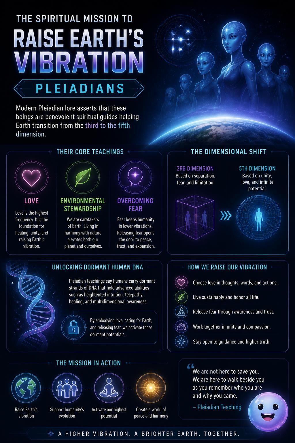 The spiritual mission to raise Earths vibration