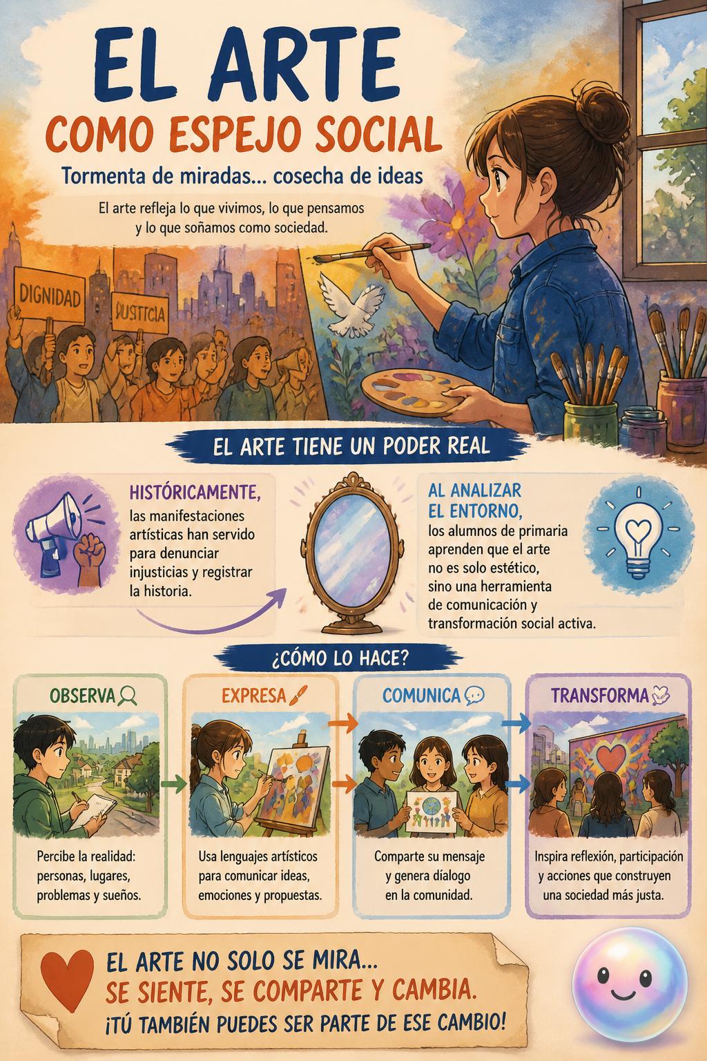 El arte como espejo social
