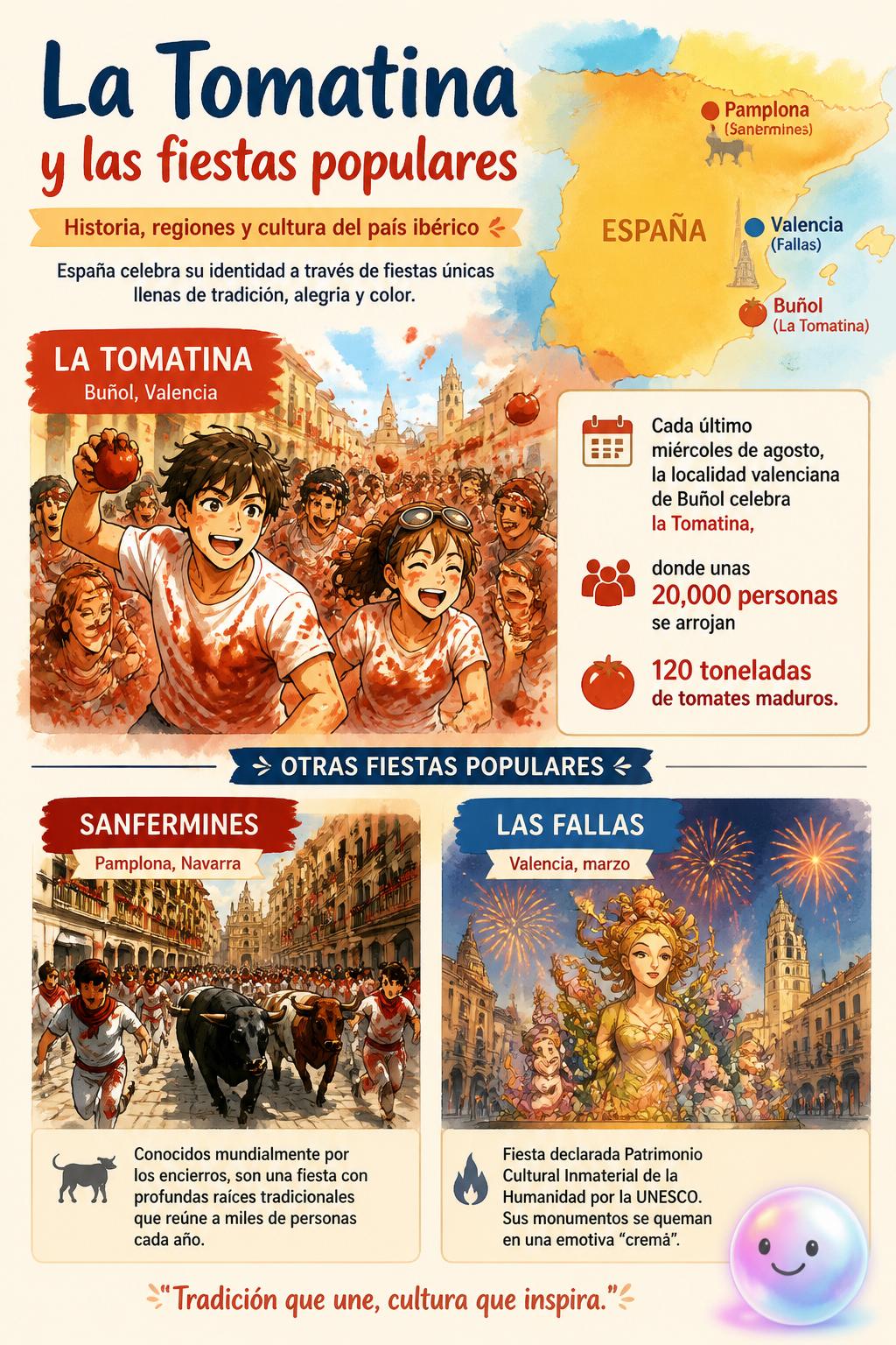 La Tomatina y las fiestas populares