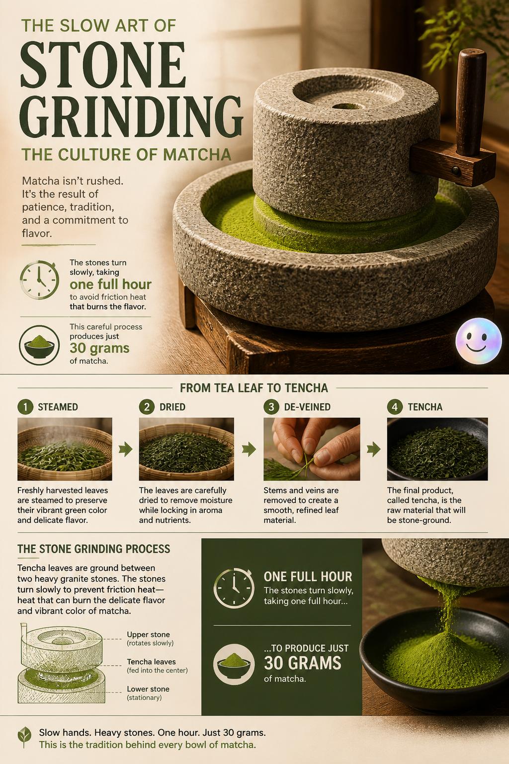 The slow art of stone grinding