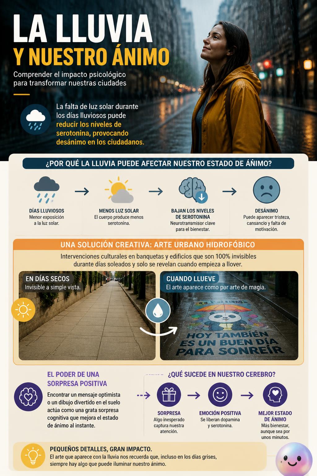 El impacto psicológico de la lluvia en las personas