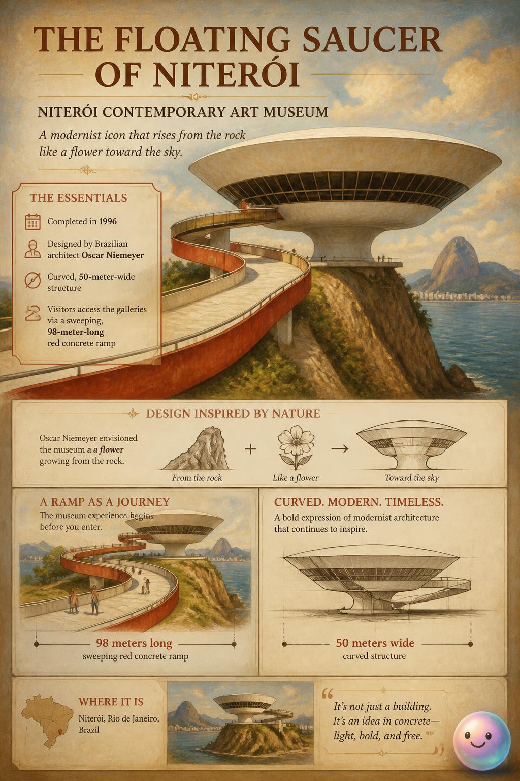The floating saucer of Niterói