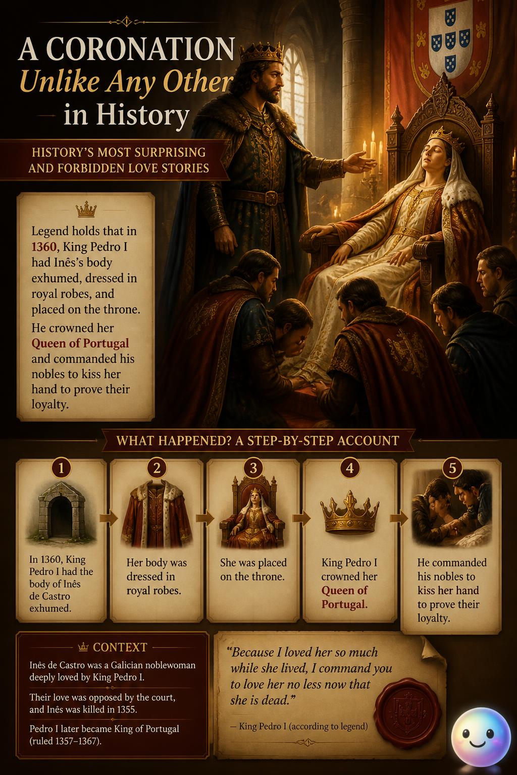 A coronation ceremony unlike any other in history