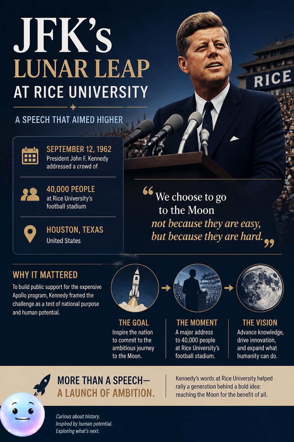 JFK's lunar leap at Rice University