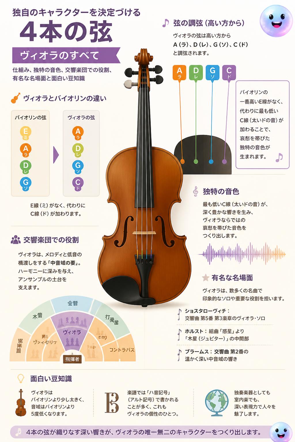 独自のキャラクターを決定づける4本の弦