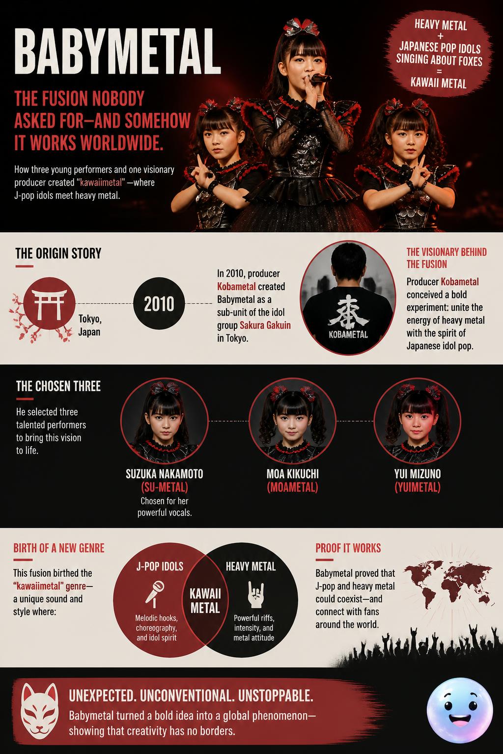 Babymetal Classroom Experiment Infographic