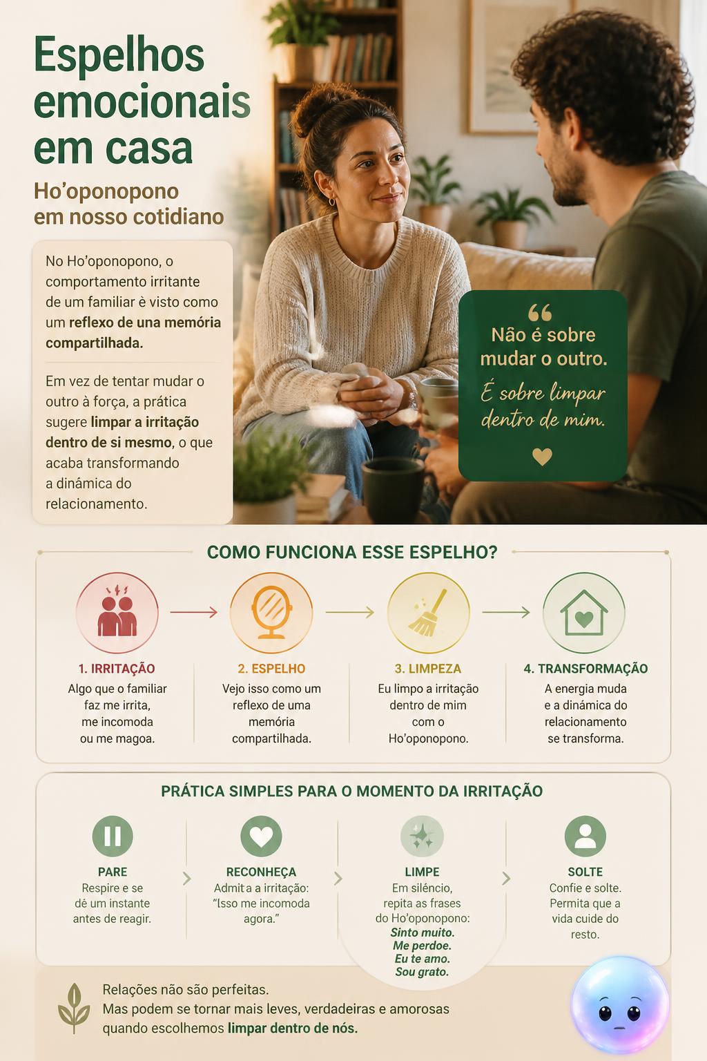 Espelhos emocionais em casa