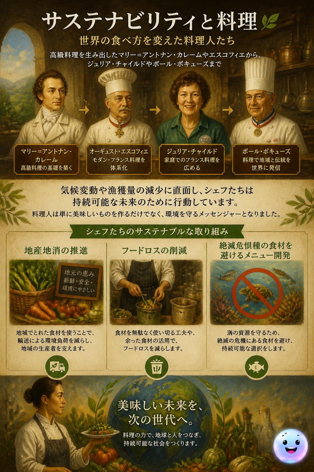 サステナビリティ（持続可能性）と料理