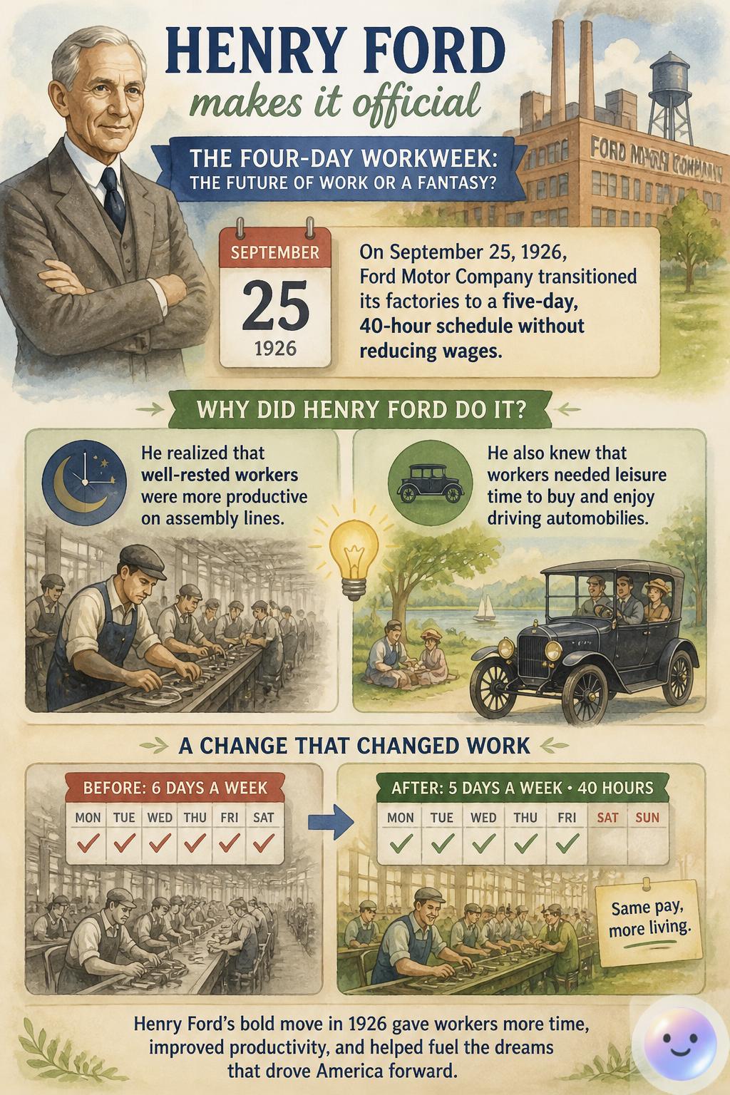 Henry Ford makes it official