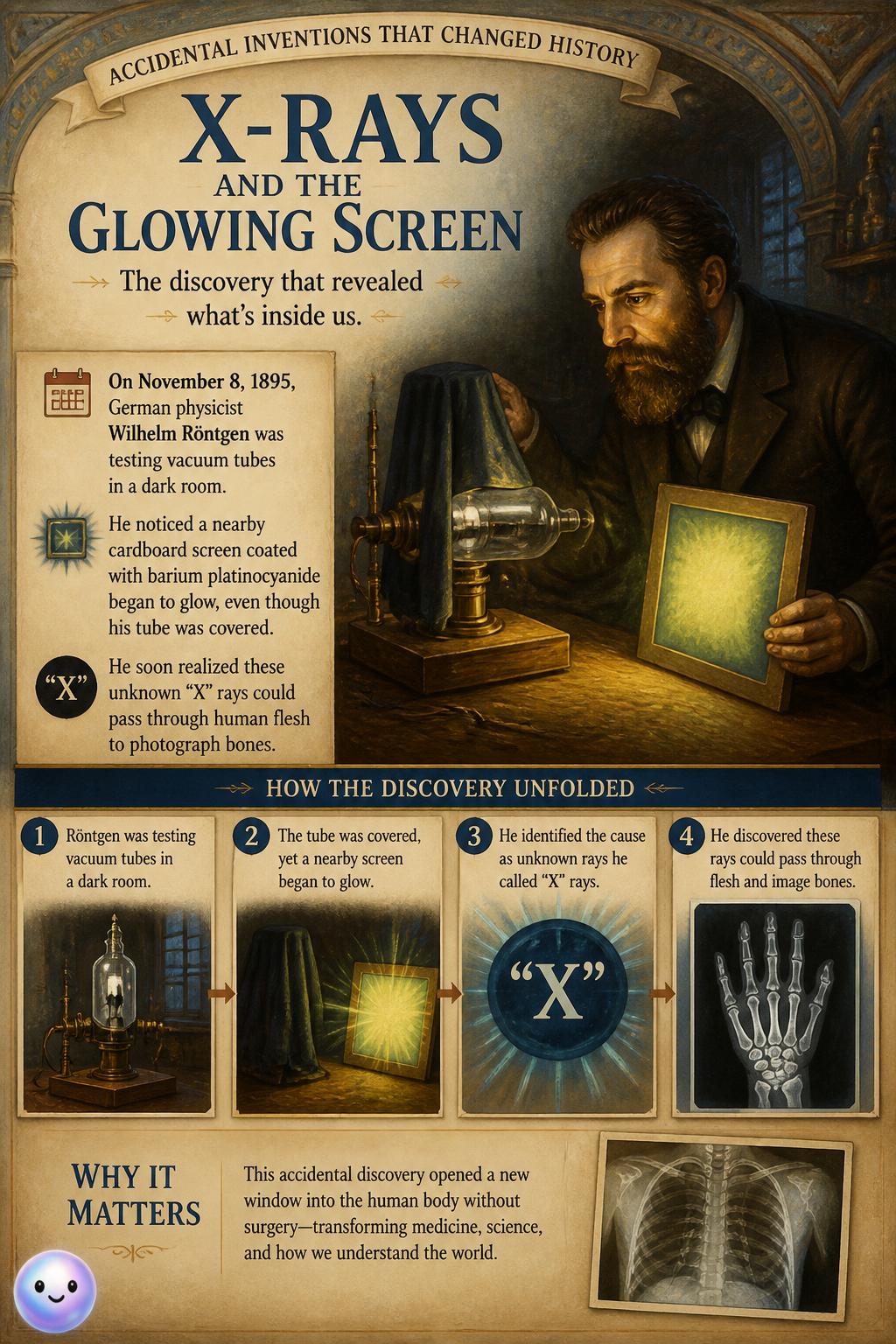 X-rays and the glowing screen