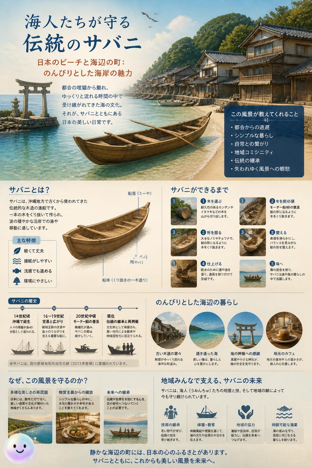 海人たちが守る伝統のサバニ
