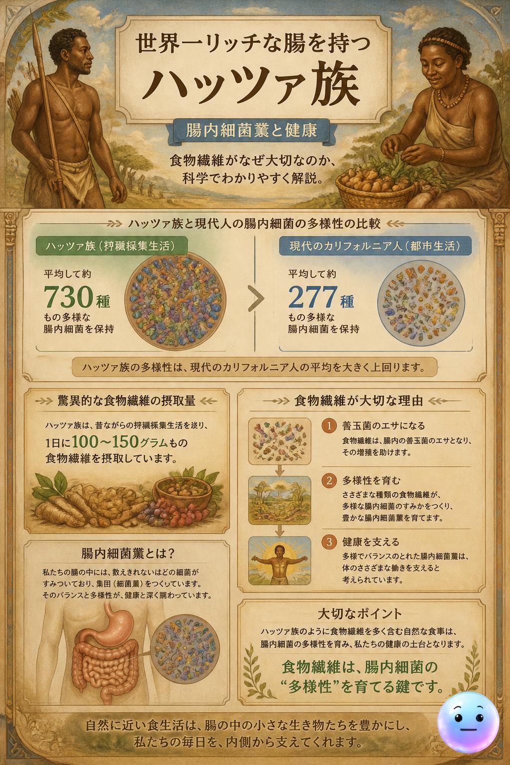 世界一リッチな腸を持つハッツァ族