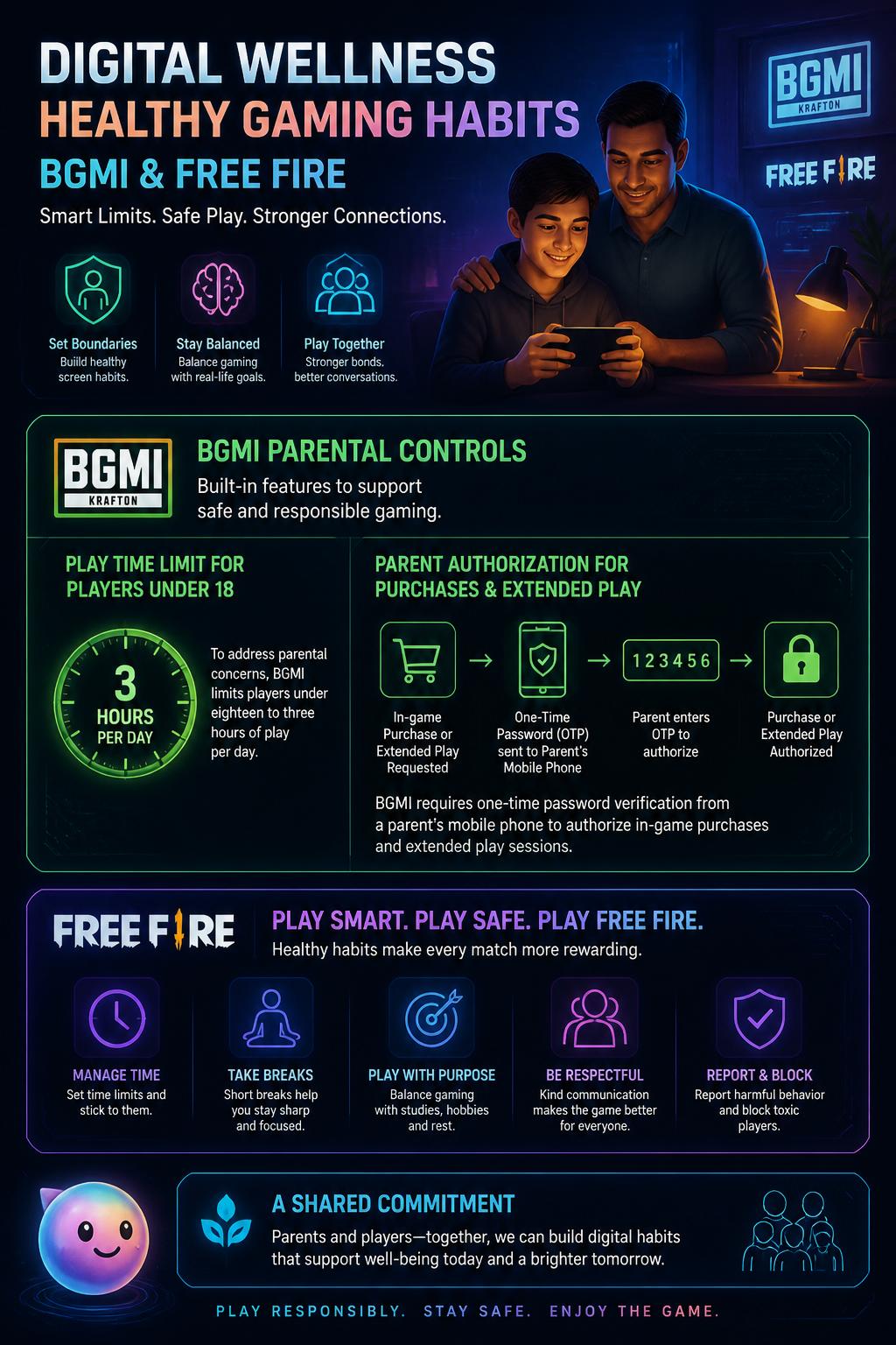 Promoting digital wellness and healthy gaming habits