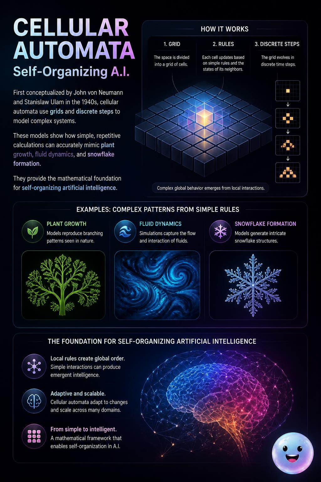 The patterns of cellular automata