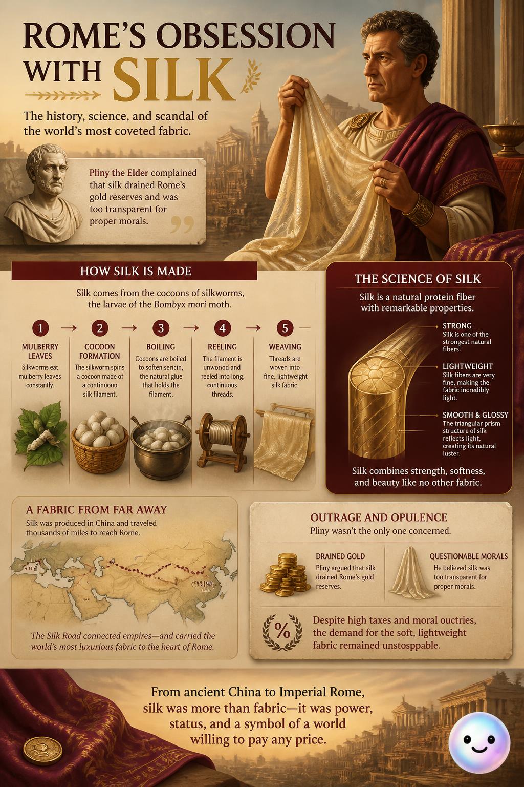 The Roman obsession with silk