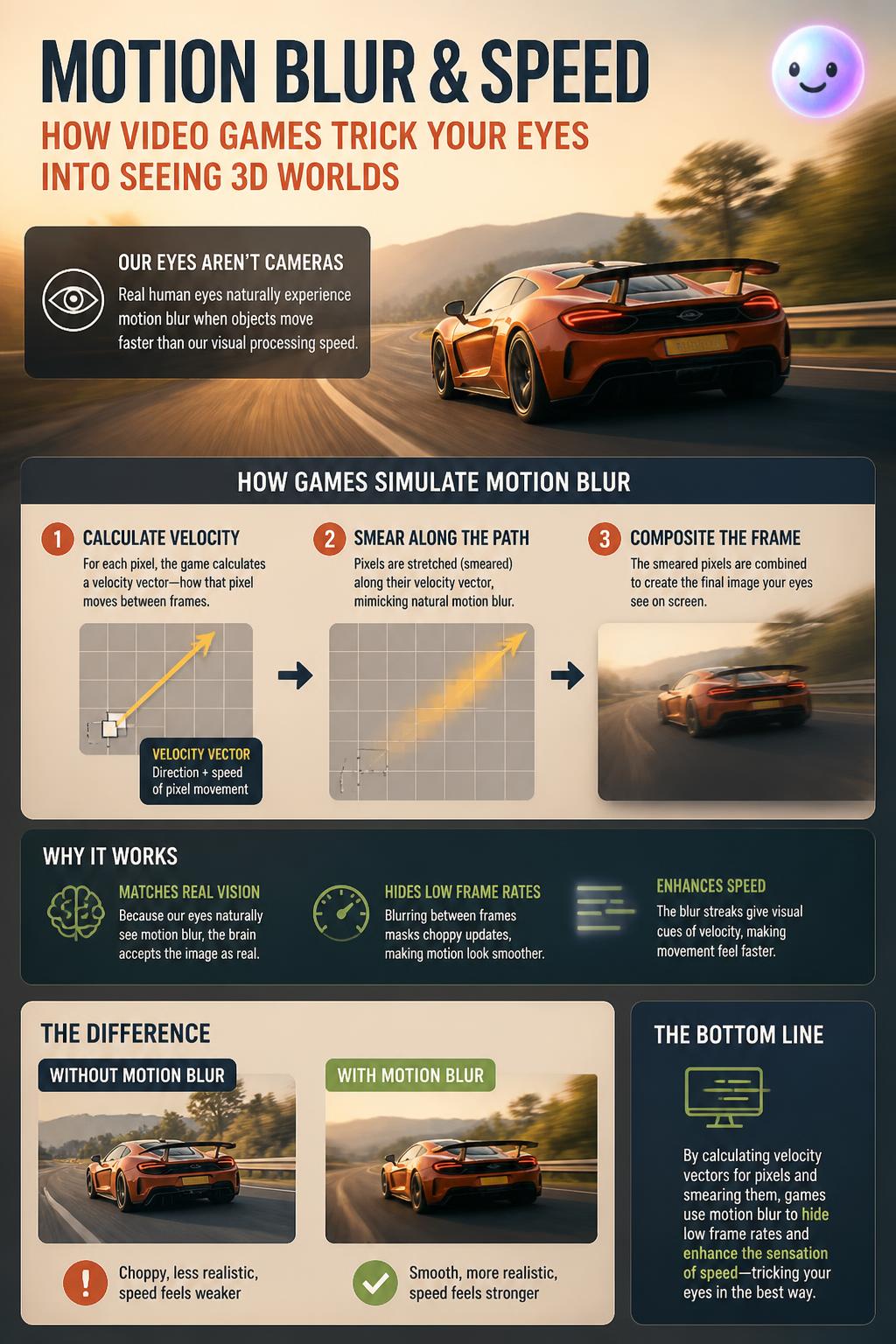 Motion blur and speed