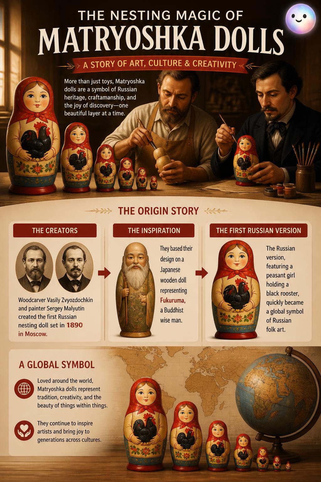 The nesting magic of Matryoshka dolls