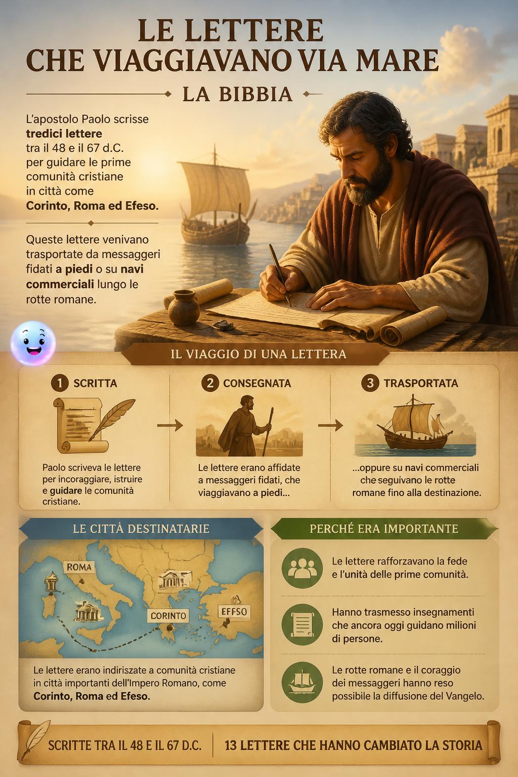 Le lettere che viaggiavano via mare