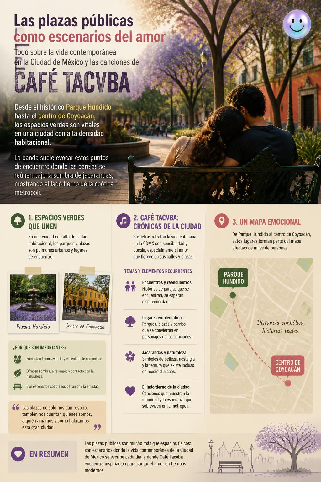 Las plazas públicas como escenarios del amor