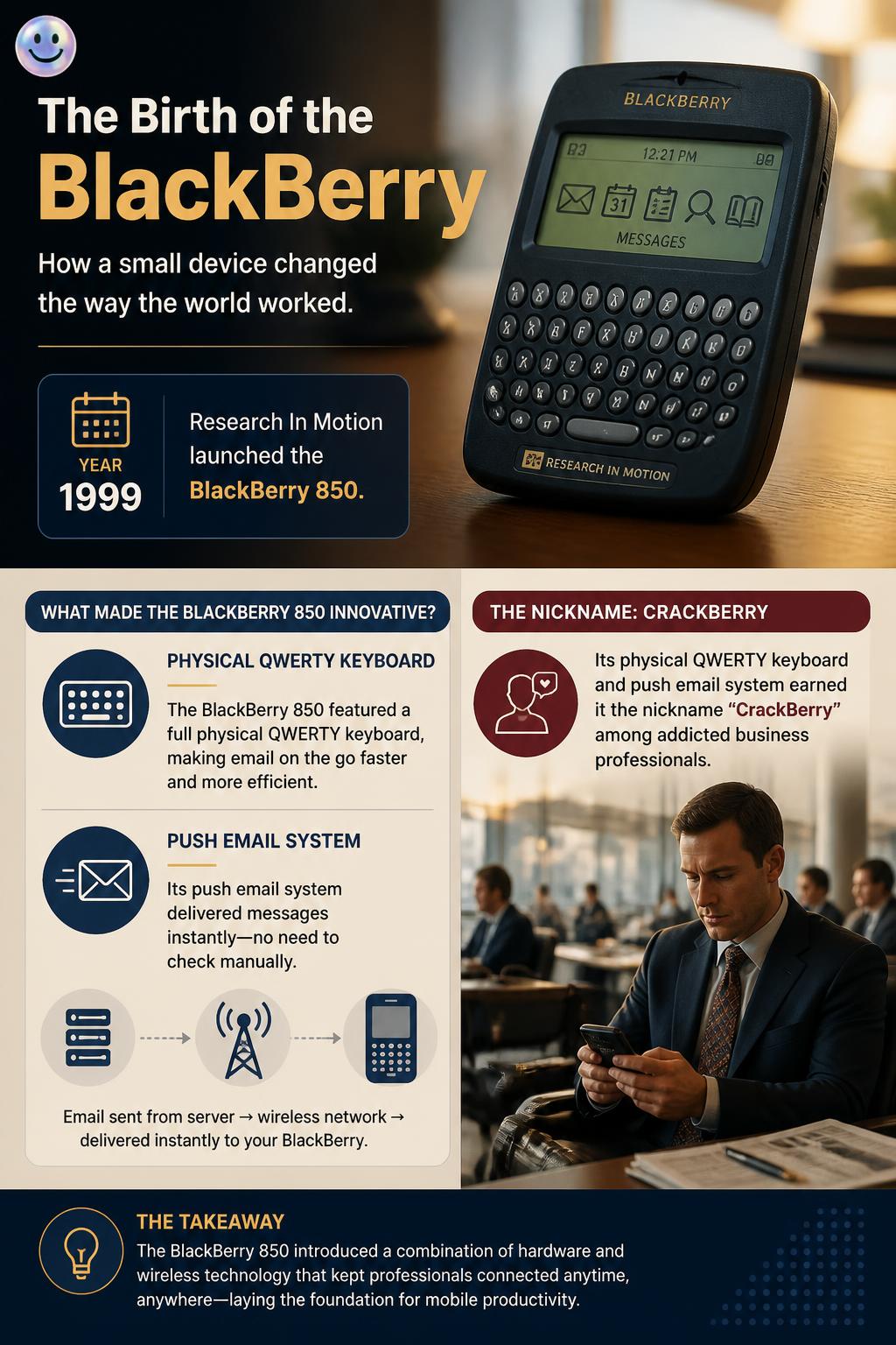 The birth of the BlackBerry