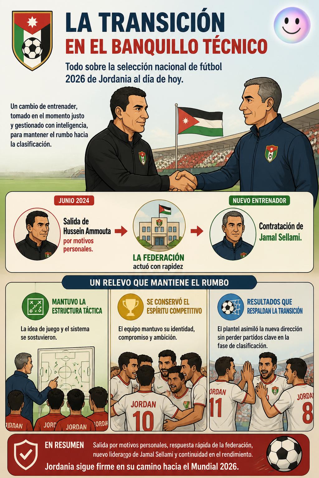 La transición en el banquillo técnico