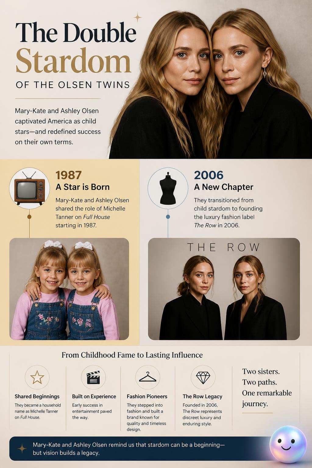 The double stardom of the Olsen twins