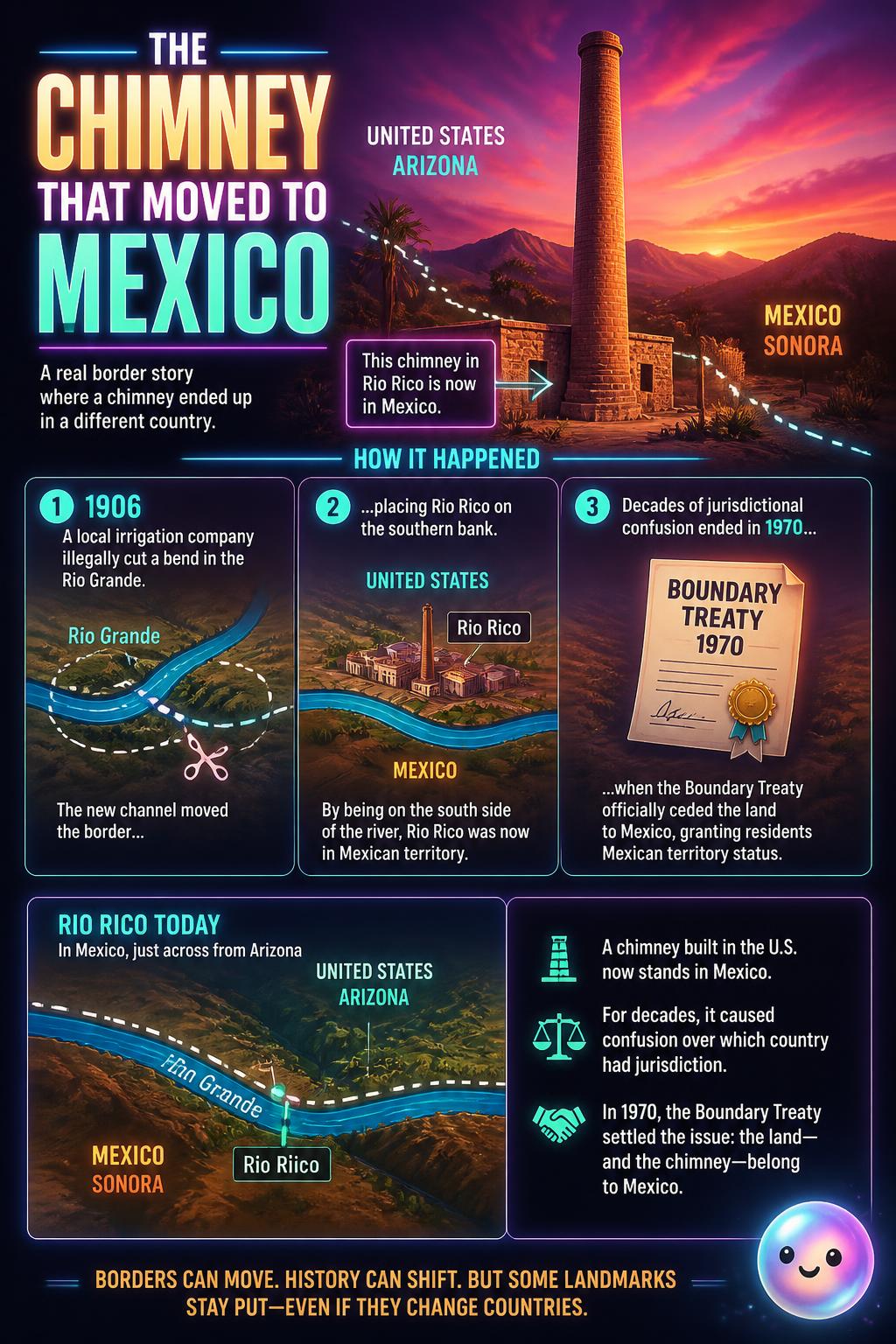 The chimney that moved to Mexico