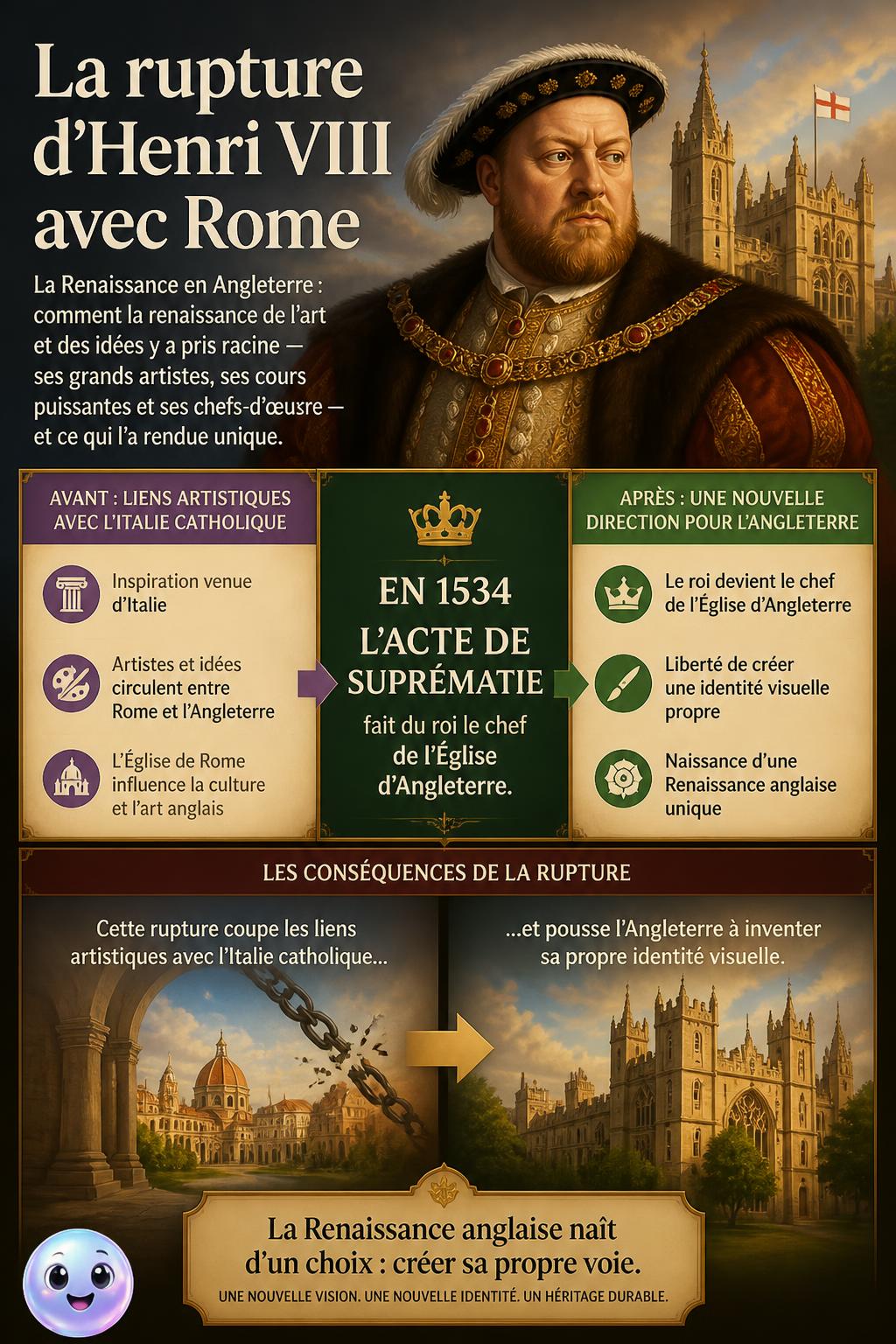 La rupture d'Henri VIII avec Rome