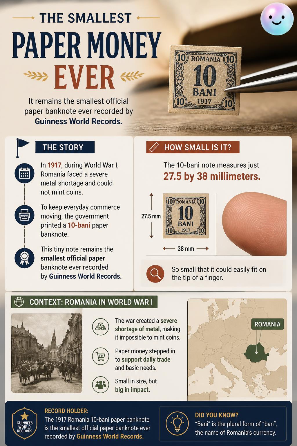 The smallest paper money ever
