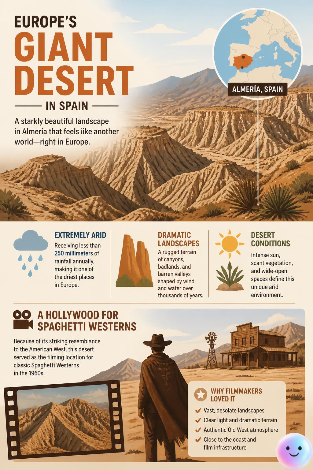 Europe's giant desert in Spain