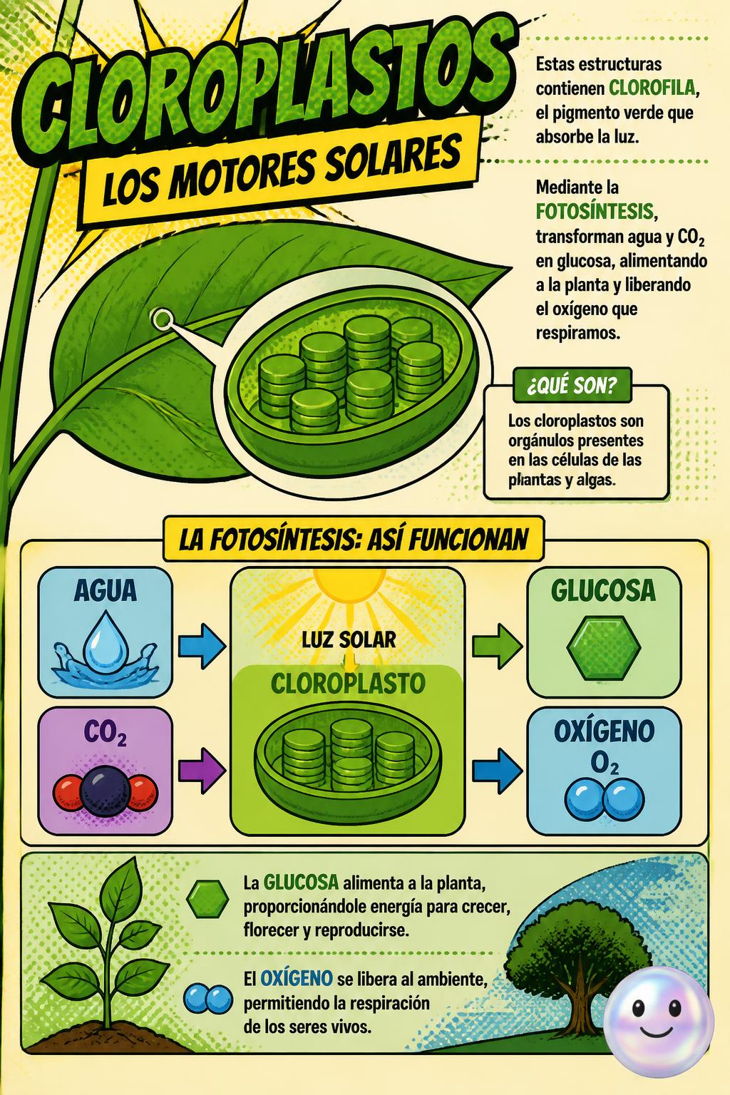 Cloroplastos los motores solares