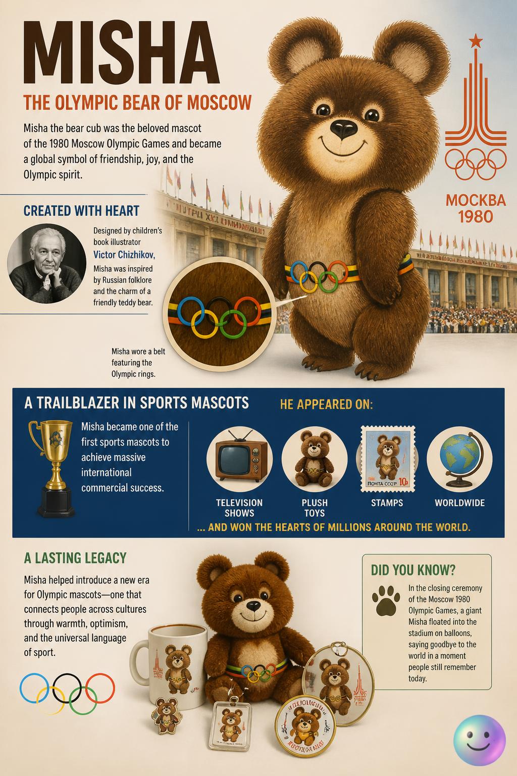 The Olympic bear of Moscow